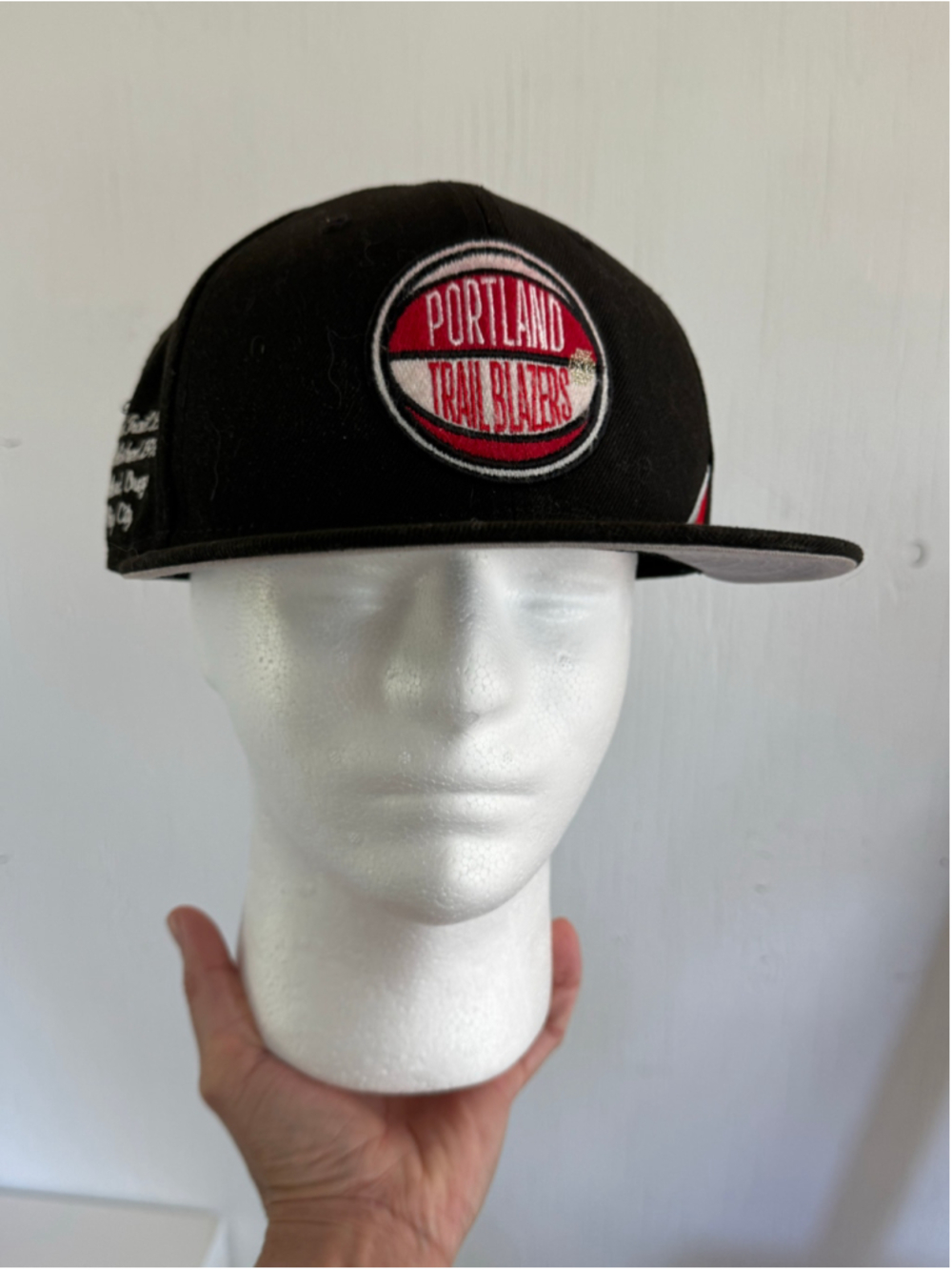 New Era 9FIFTY Portland Trail Blazers Rip City Snapback Hat Cap Black OSFM